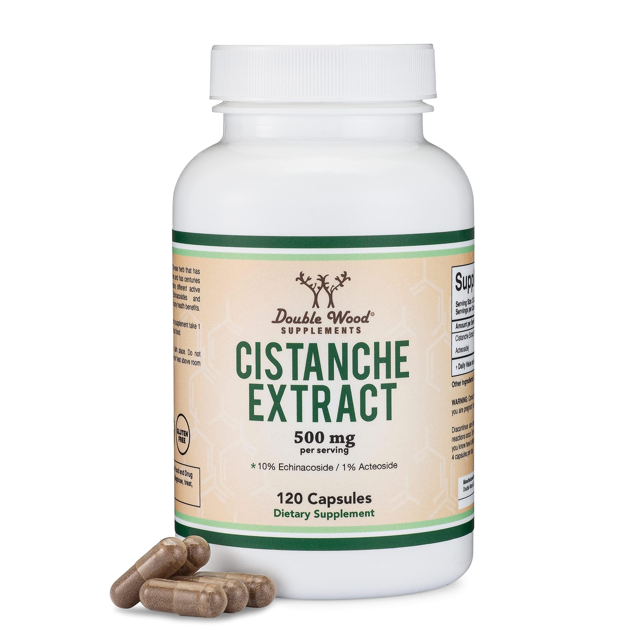Foto 2 pulgar | Suplemento De Extracto De Cistanche Tubulosa De Double Wood 500 Mg - Venta Internacional.