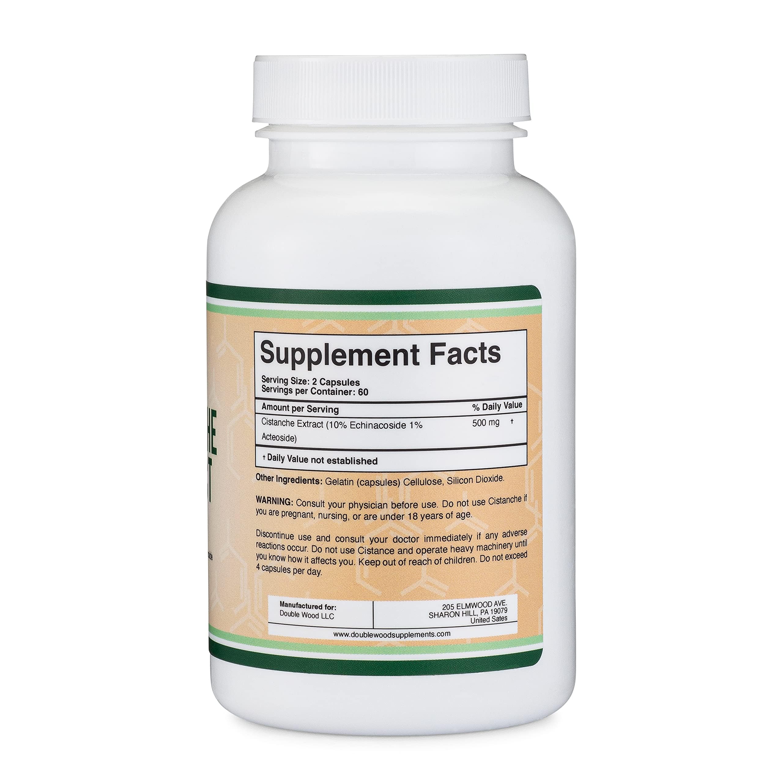 Foto 3 pulgar | Suplemento De Extracto De Cistanche Tubulosa De Double Wood 500 Mg - Venta Internacional.
