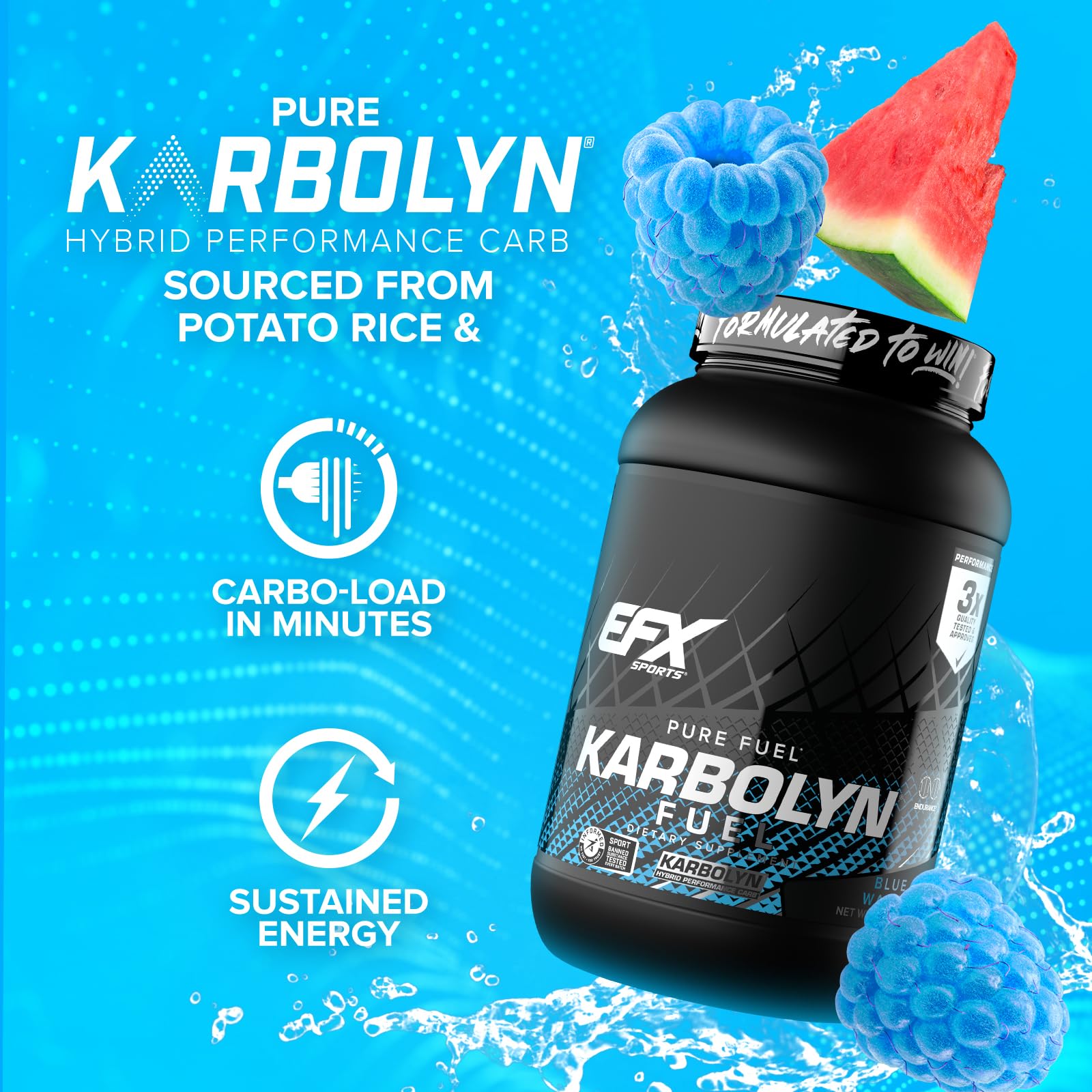 Foto 5 pulgar | Carbohidratos En Polvo Efx Sports Karbolyn Fuel 36 Porciones - Venta Internacional.