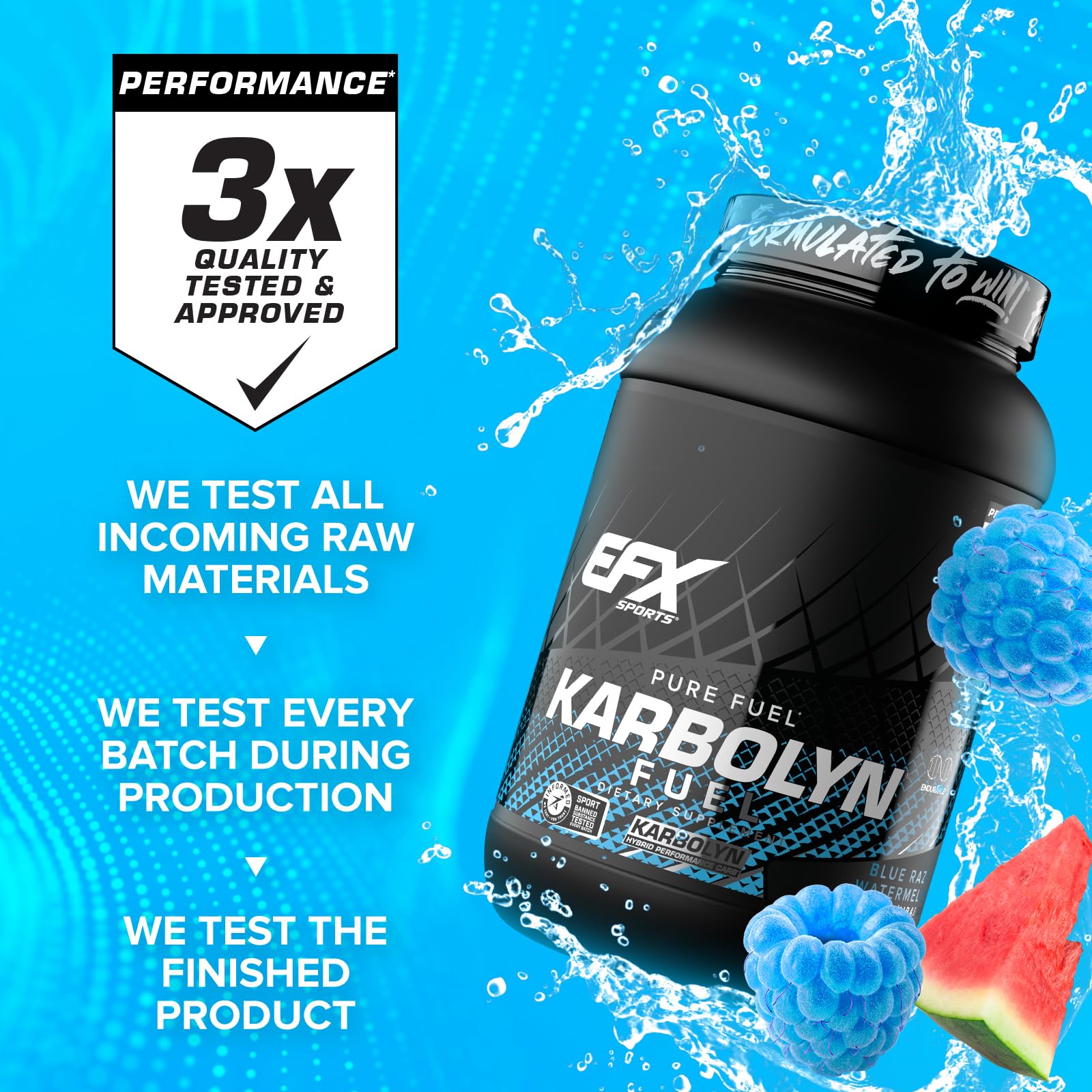 Foto 6 pulgar | Carbohidratos En Polvo Efx Sports Karbolyn Fuel 36 Porciones - Venta Internacional.