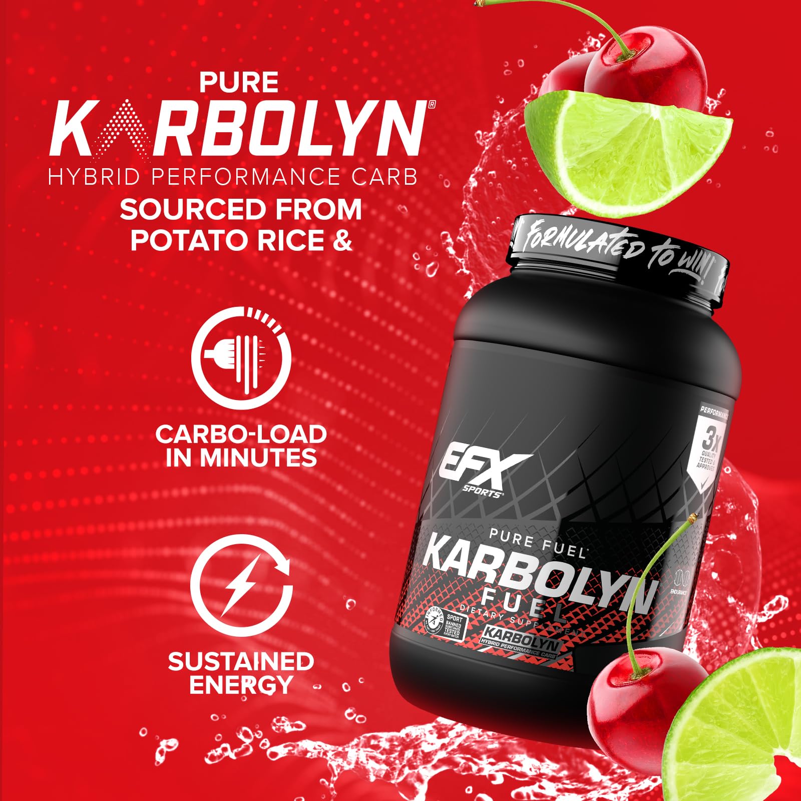 Foto 4 | Carbohidratos En Polvo Efx Sports Karbolyn Fuel 37 Porciones - Venta Internacional.