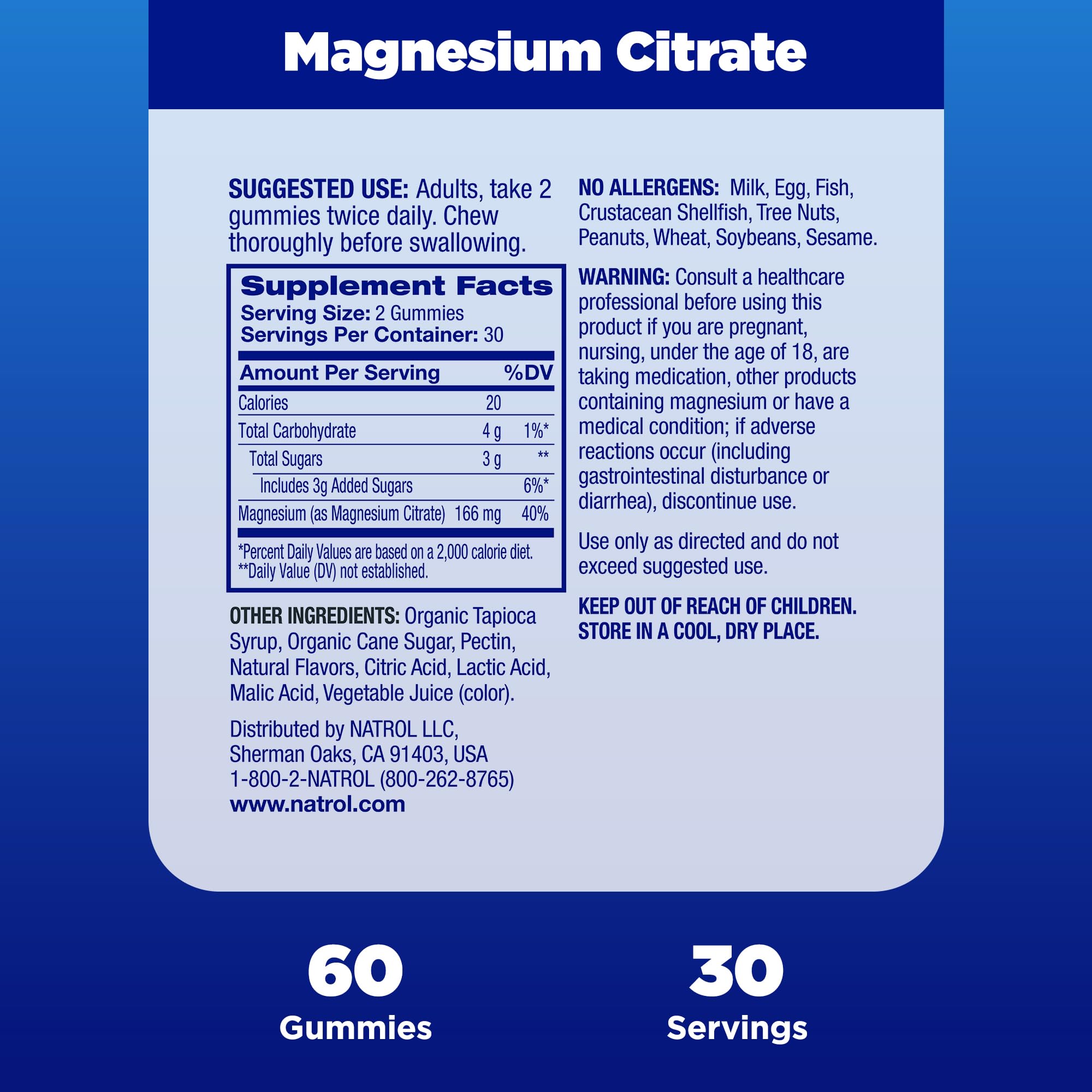 Foto 7 pulgar | Suplemento Natrol Mood + Stress Citrato De Magnesio 330 Mg - Venta Internacional.