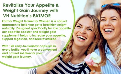 Foto 2 | Supelemento Vh Nutrition Eatmor 120 Cápsulas - Venta Internacional