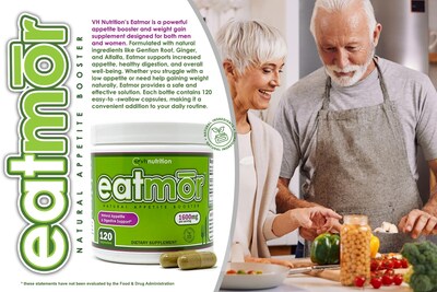 Foto 3 | Supelemento Vh Nutrition Eatmor 120 Cápsulas - Venta Internacional