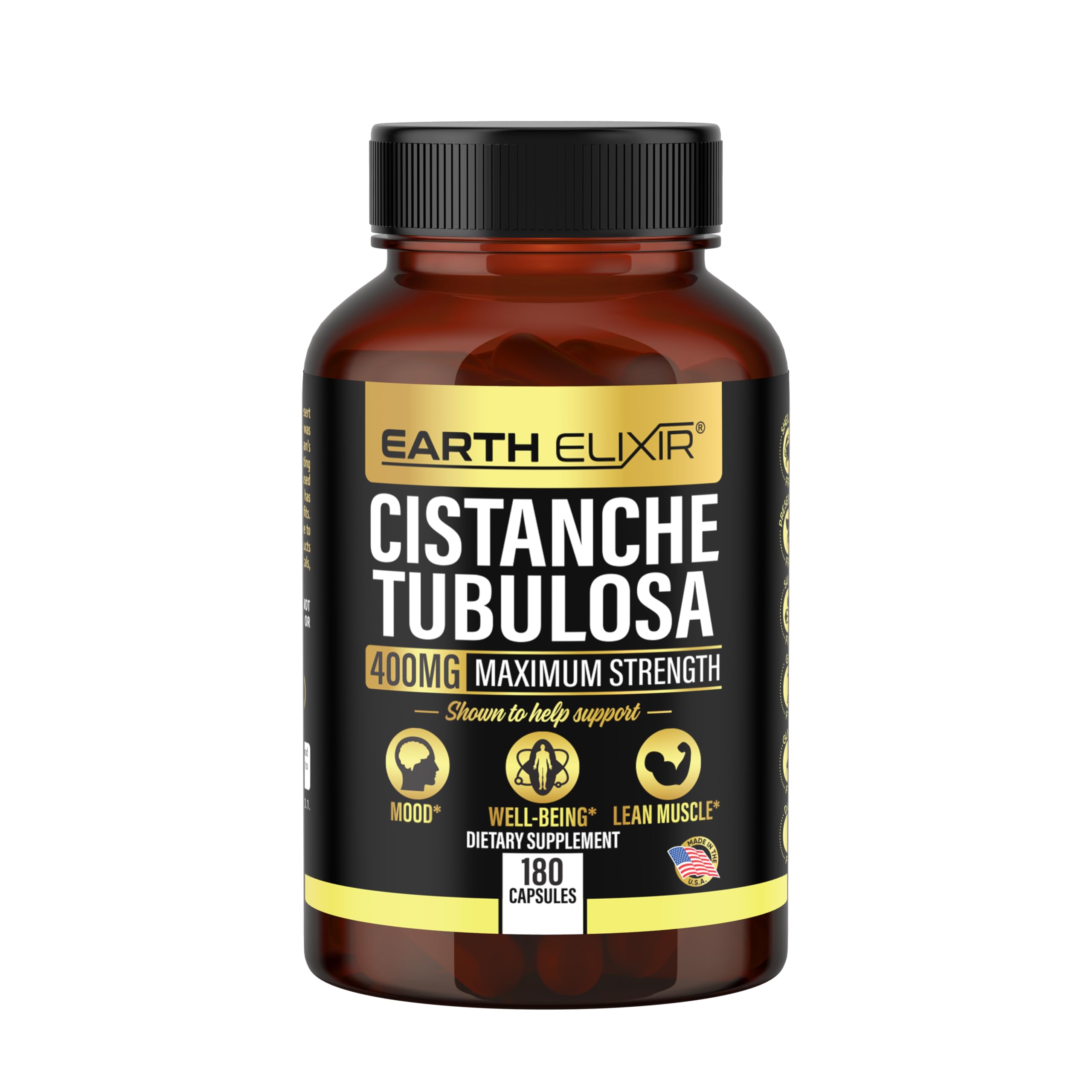 Foto 7 pulgar | Cistanche Tubulosa Earth Elixir 180 Cápsulas-Venta Internacional