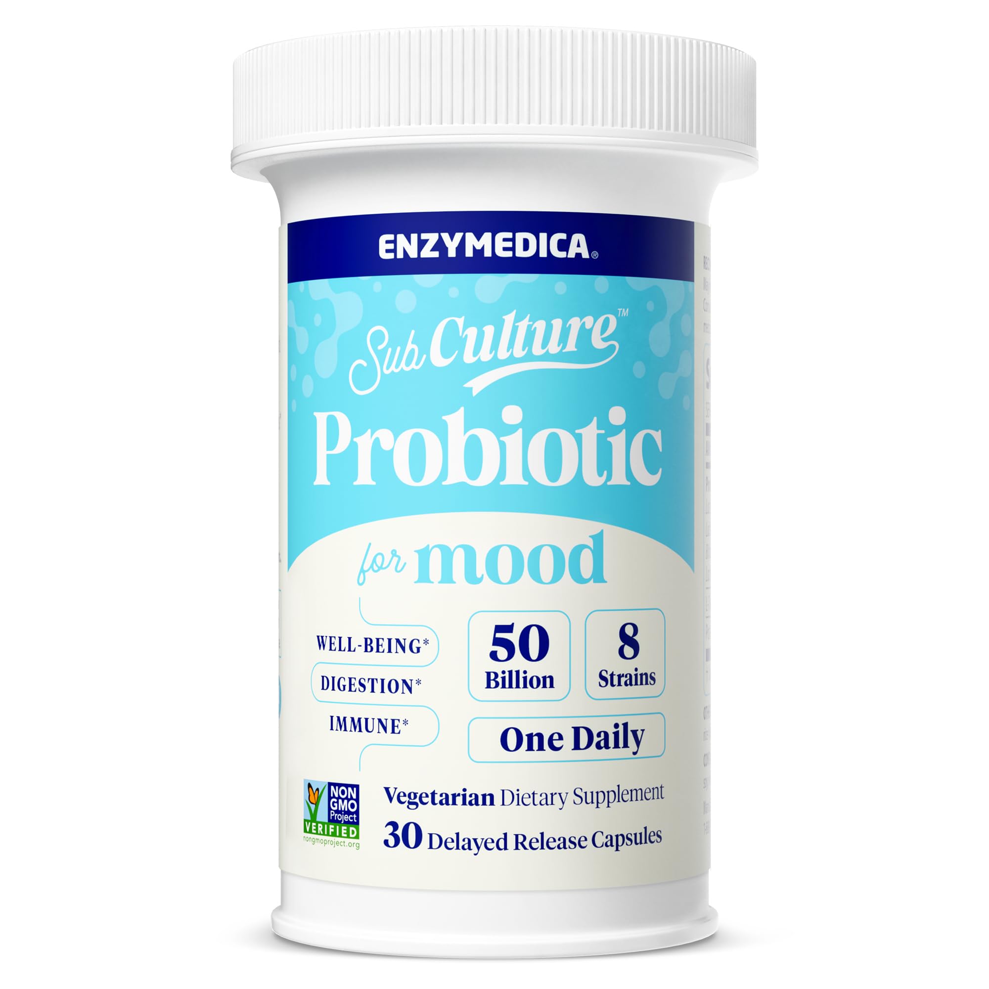 Foto 1 | Probióticos Enzymedica Subculture For Mood 50 Mil Millones Cfu 30 Unidades - Venta Internacional