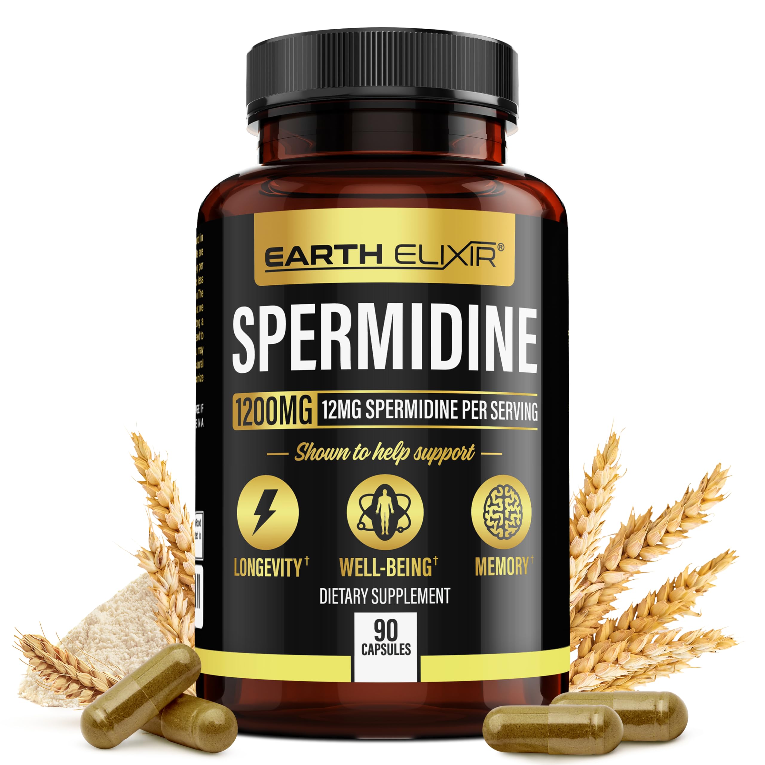 Foto 1 | Spermidine Earth Elixir 90 Cápsulas-Venta Internacional