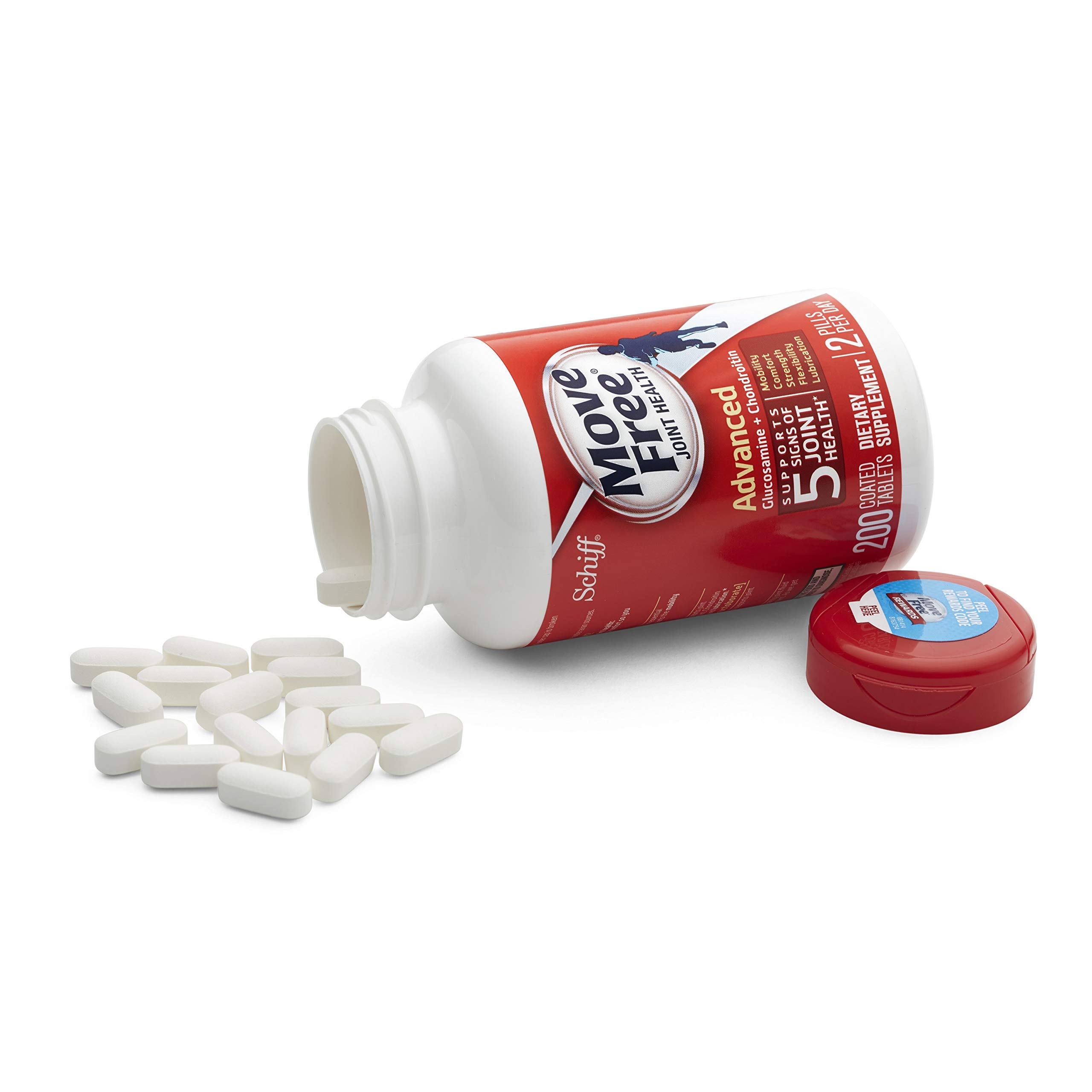 Foto 4 | Suplemento Move Free Advanced Joint Health 200 Comprimidos - Venta Internacional.