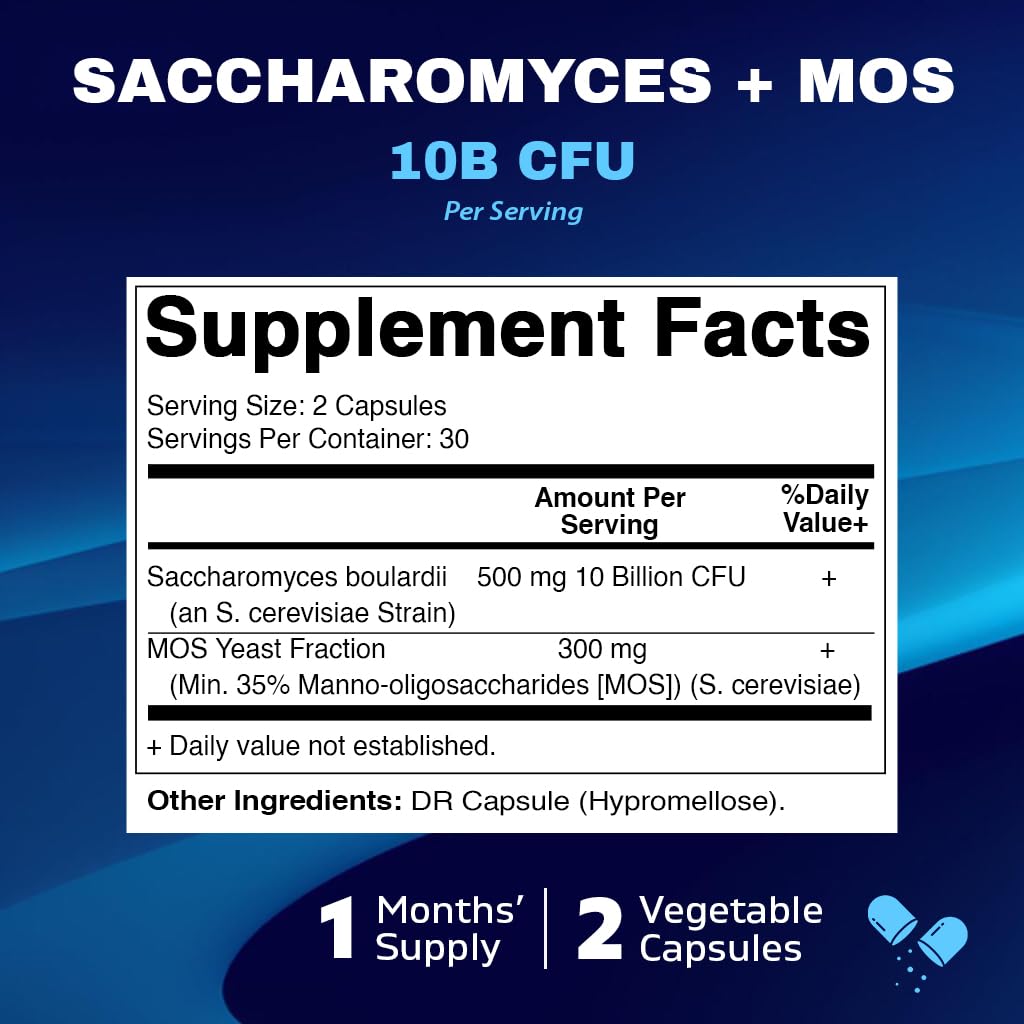 Foto 3 pulgar | Saccharomyces Vitamatic 60 Cápsulas-Venta Internacional