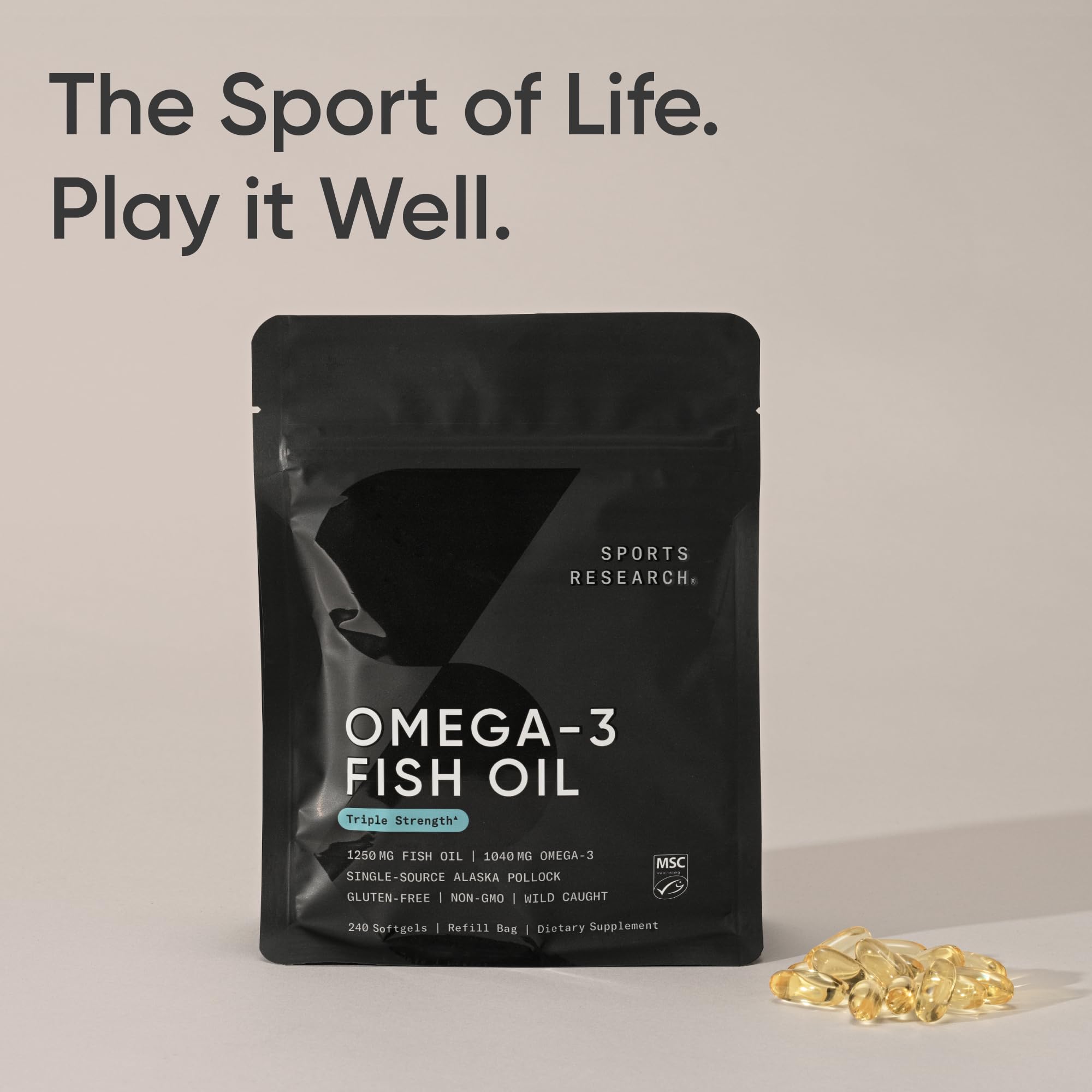 Foto 7 | Aceite De Pescado Omega 3 Triple Strength De Supplement Sports Research - Venta Internacional.