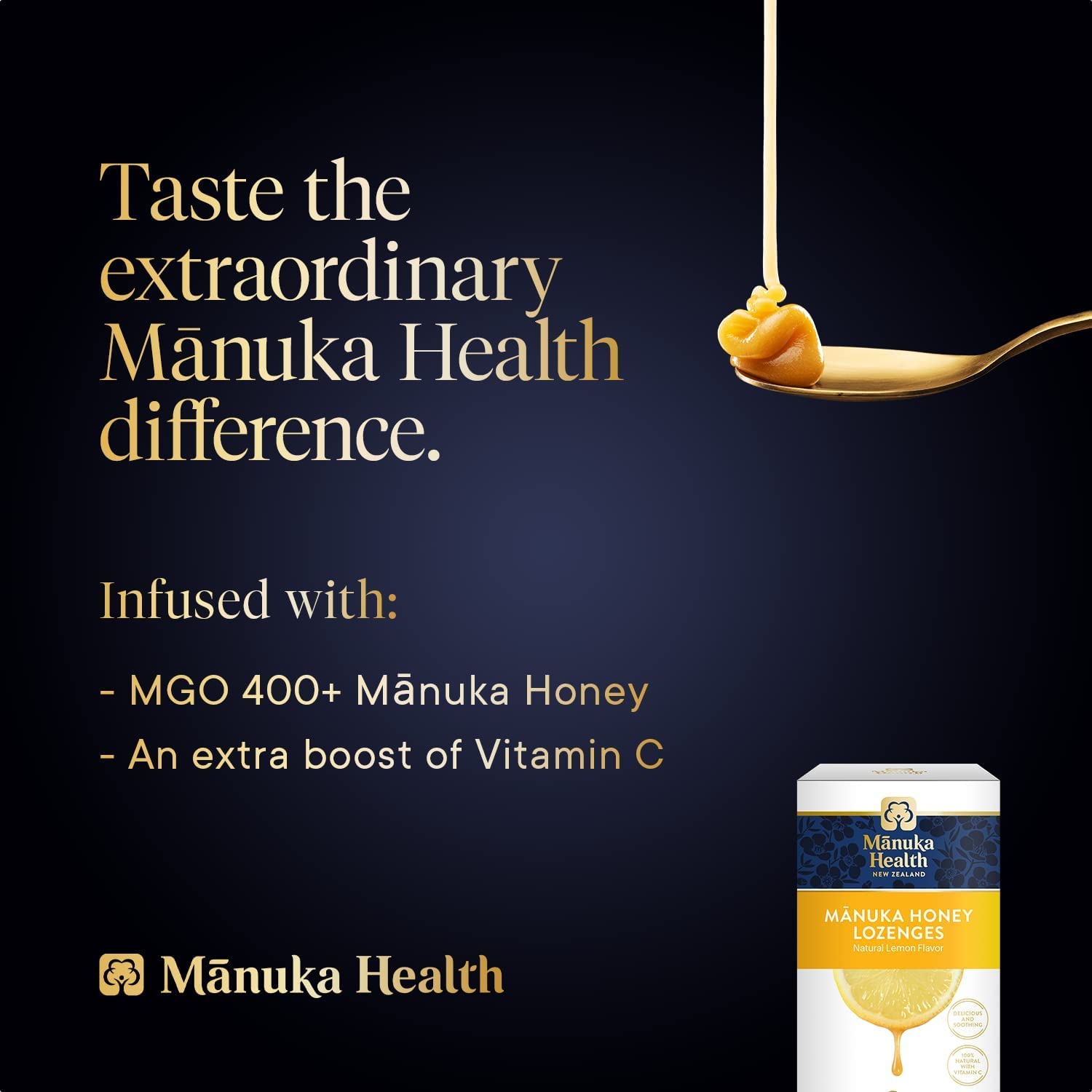 Foto 2 | Pastillas Para Chupar Manuka Health Con Miel De Manuka, 15 G, Sabor A Limón - Venta Internacional.