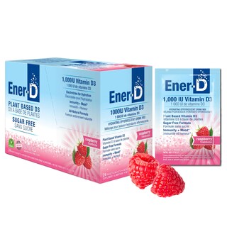 Foto 1 | Bebida En Polvo Ener-d Multivitamínica De Frambuesa Sin Azúcar, 24 Dosis - Venta Internacional.