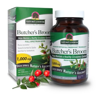 Foto 1 | Suplemento Nature's Answer Butcher's Broom Root 90 Cápsulas - Venta Internacional.