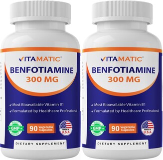 Foto 1 | Suplemento Vitamático De Benfotiamina 300 Mg 90 Cápsulas X 2 (180) - Venta Internacional.