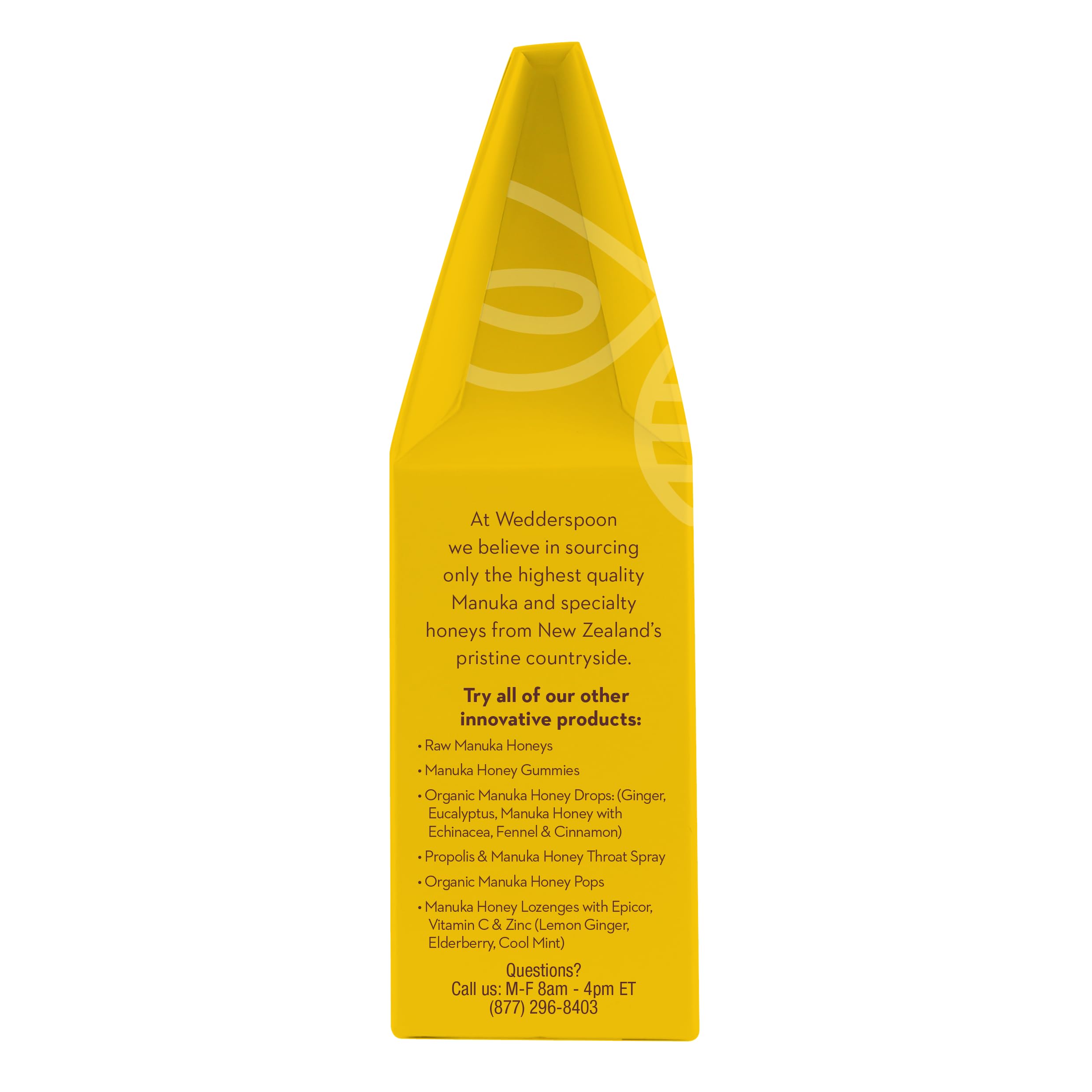Foto 6 pulgar | Honey Drops Wedderspoon Organic Manuka Lemon 20 Unidades - Venta Internacional.