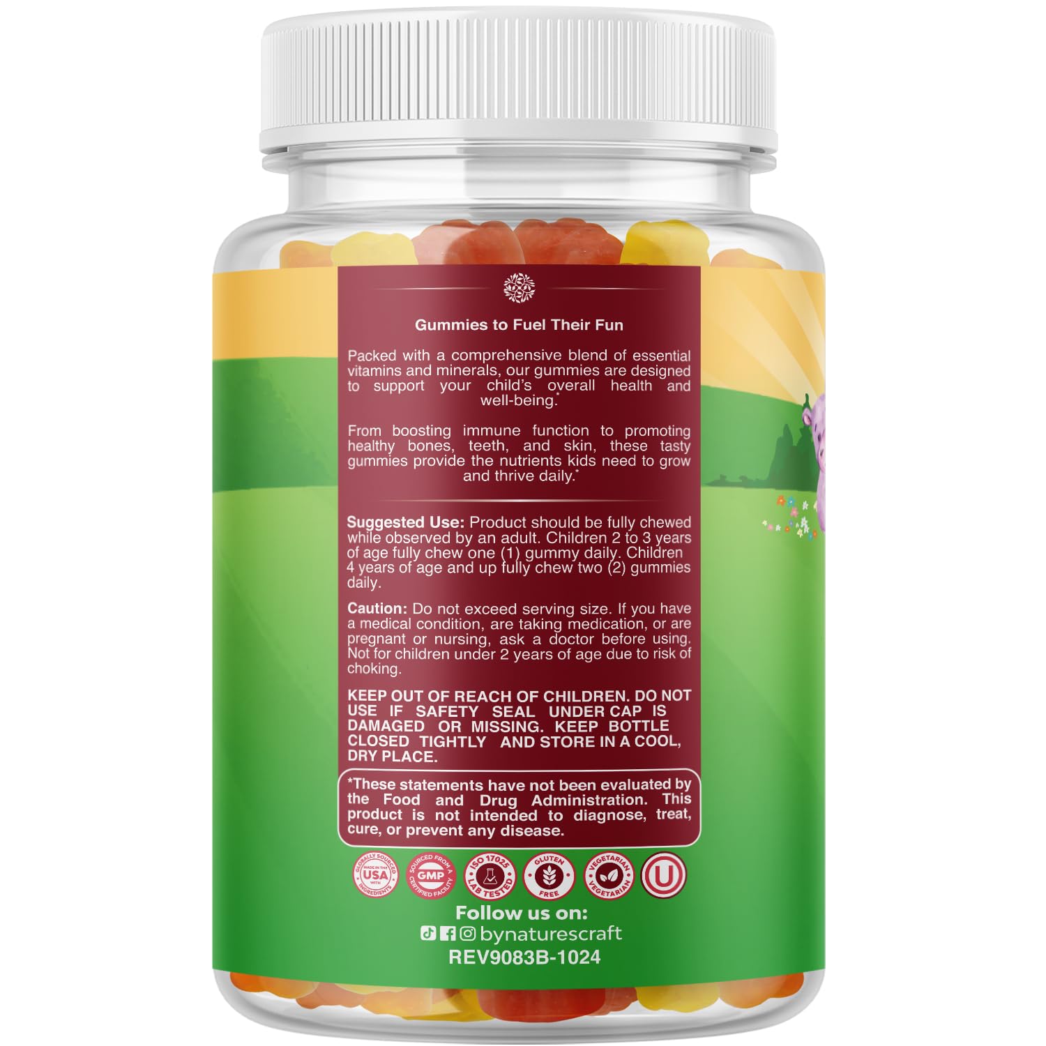 Foto 2 | Gomitas Multivitamínicas Natures Craft A Base De Plantas Para Niños, 120 Unidades - Venta Internacional.