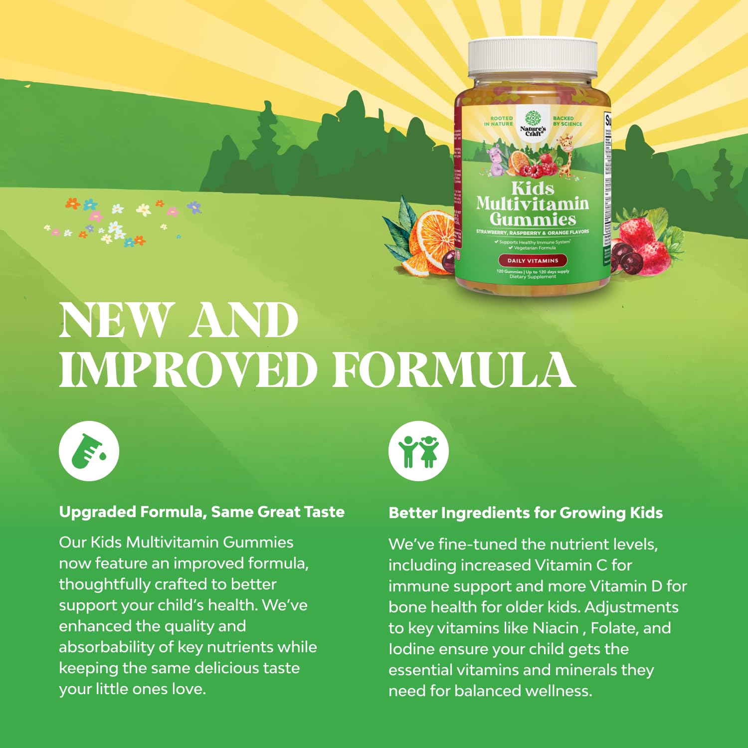 Foto 4 | Gomitas Multivitamínicas Natures Craft A Base De Plantas Para Niños, 120 Unidades - Venta Internacional.