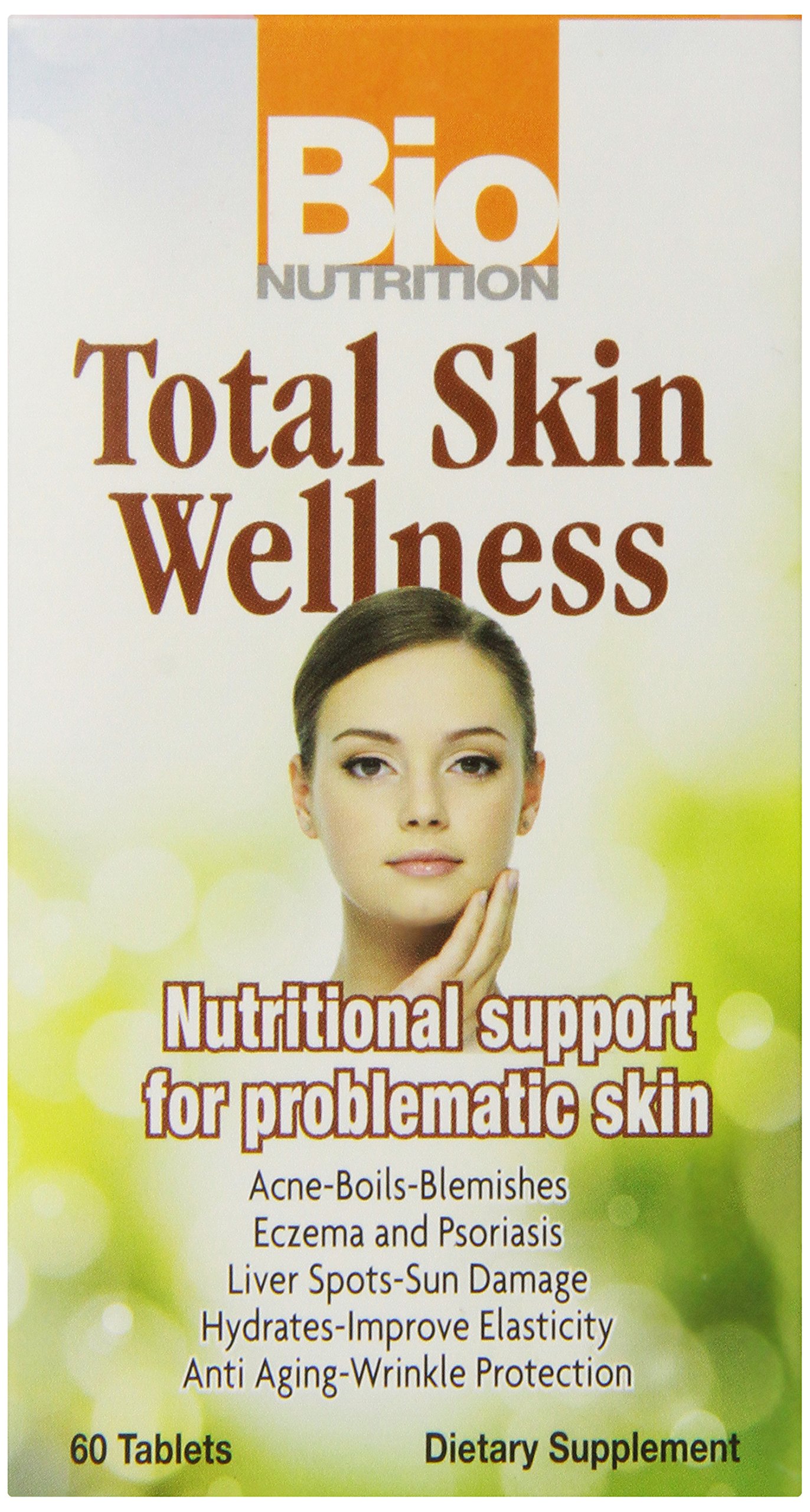 Foto 2 pulgar | Suplemento Bio Nutrition Skin Wellness 60 Comprimidos - Venta Internacional.
