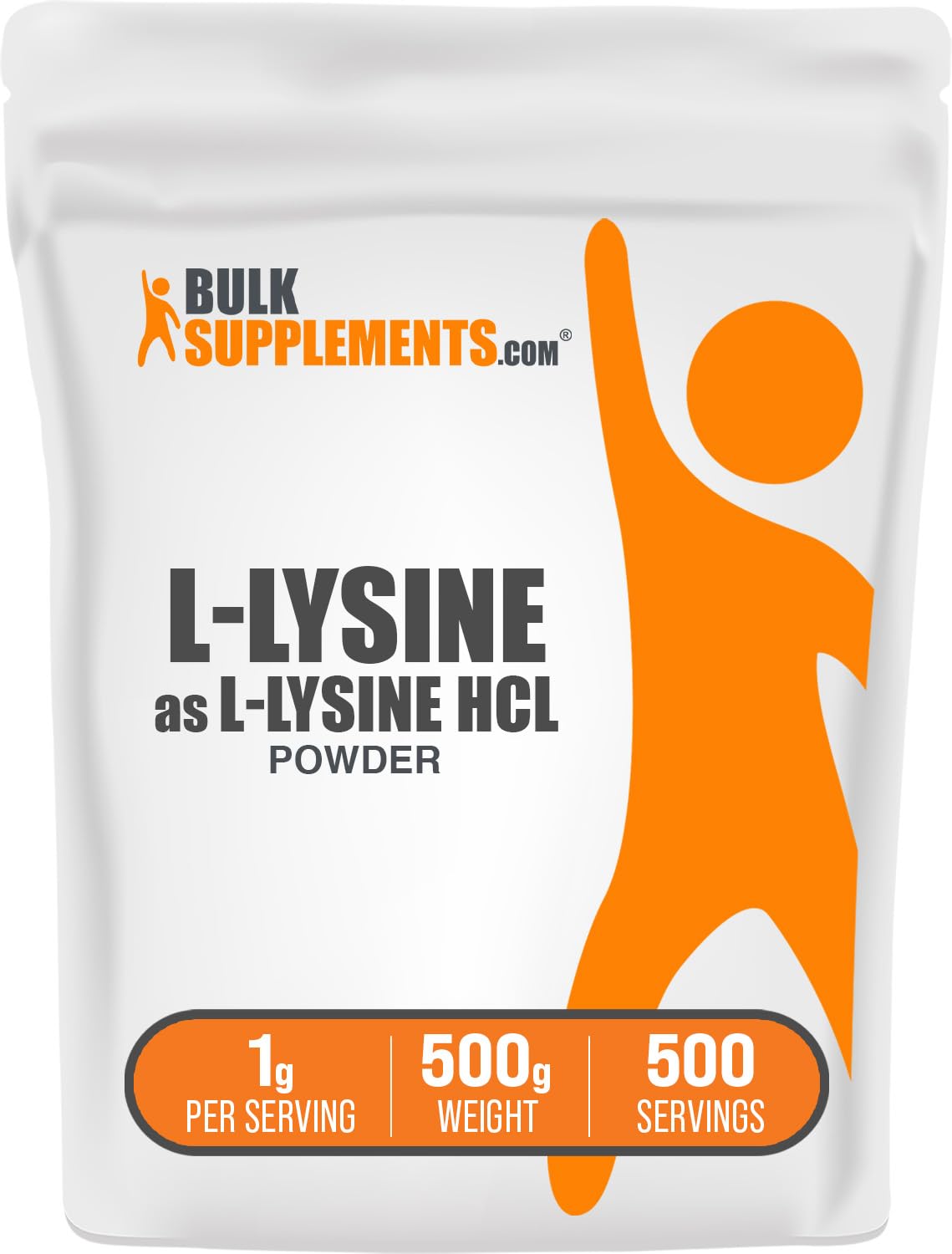Foto 2 pulgar | L-lisina Hcl En Polvo Bulksupplements.com 500 G - Venta Internacional.