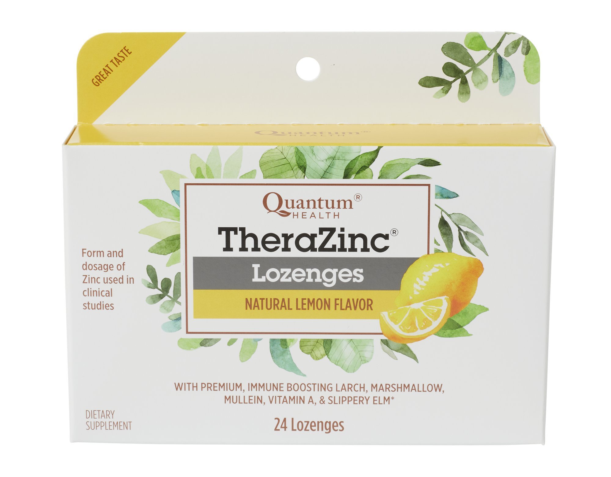 Foto 1 | Pastillas Quantum Health Therazinc De Limón Con Gluconato De Zinc, 24 Unidades - Venta Internacional.