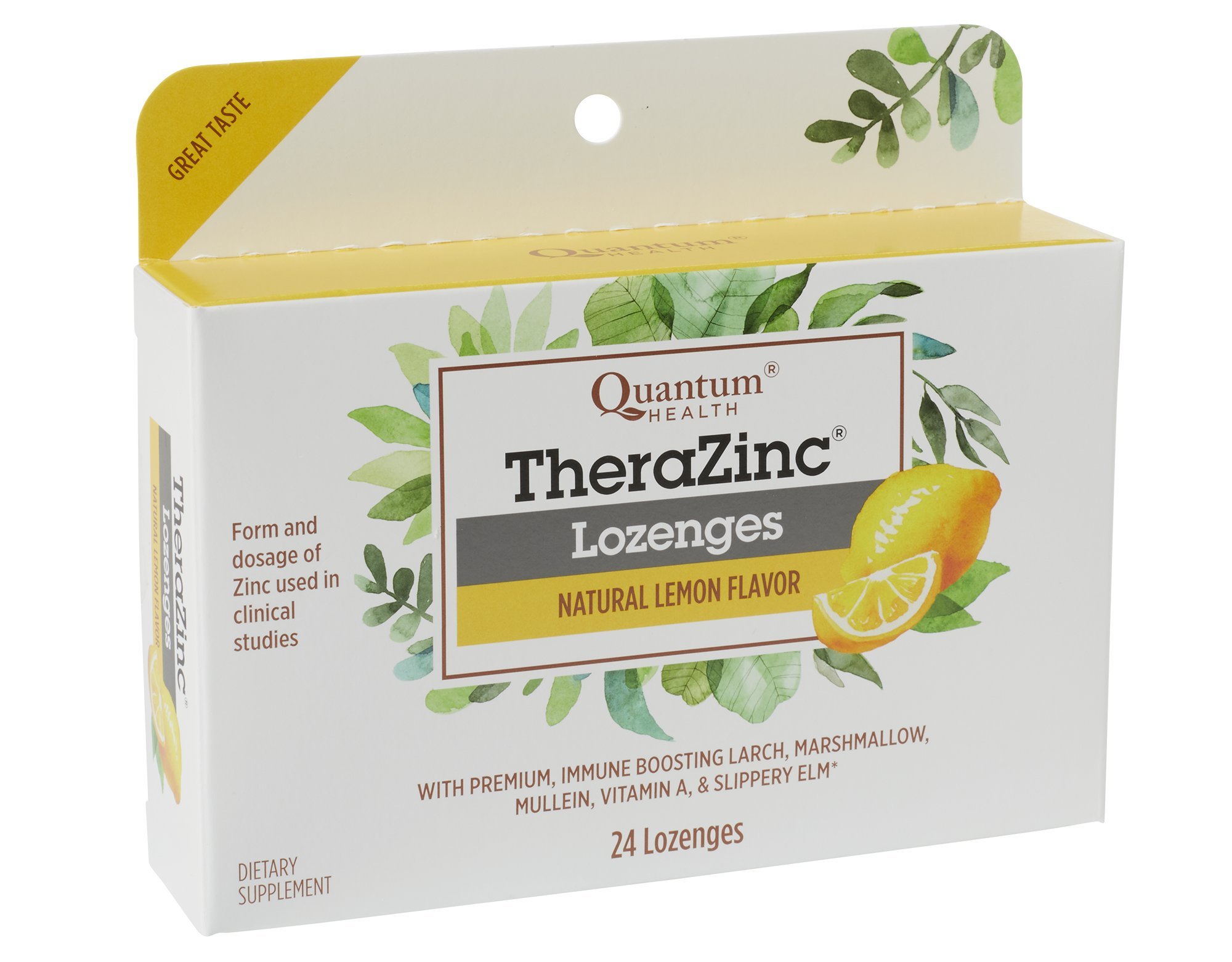 Foto 2 | Pastillas Quantum Health Therazinc De Limón Con Gluconato De Zinc, 24 Unidades - Venta Internacional.