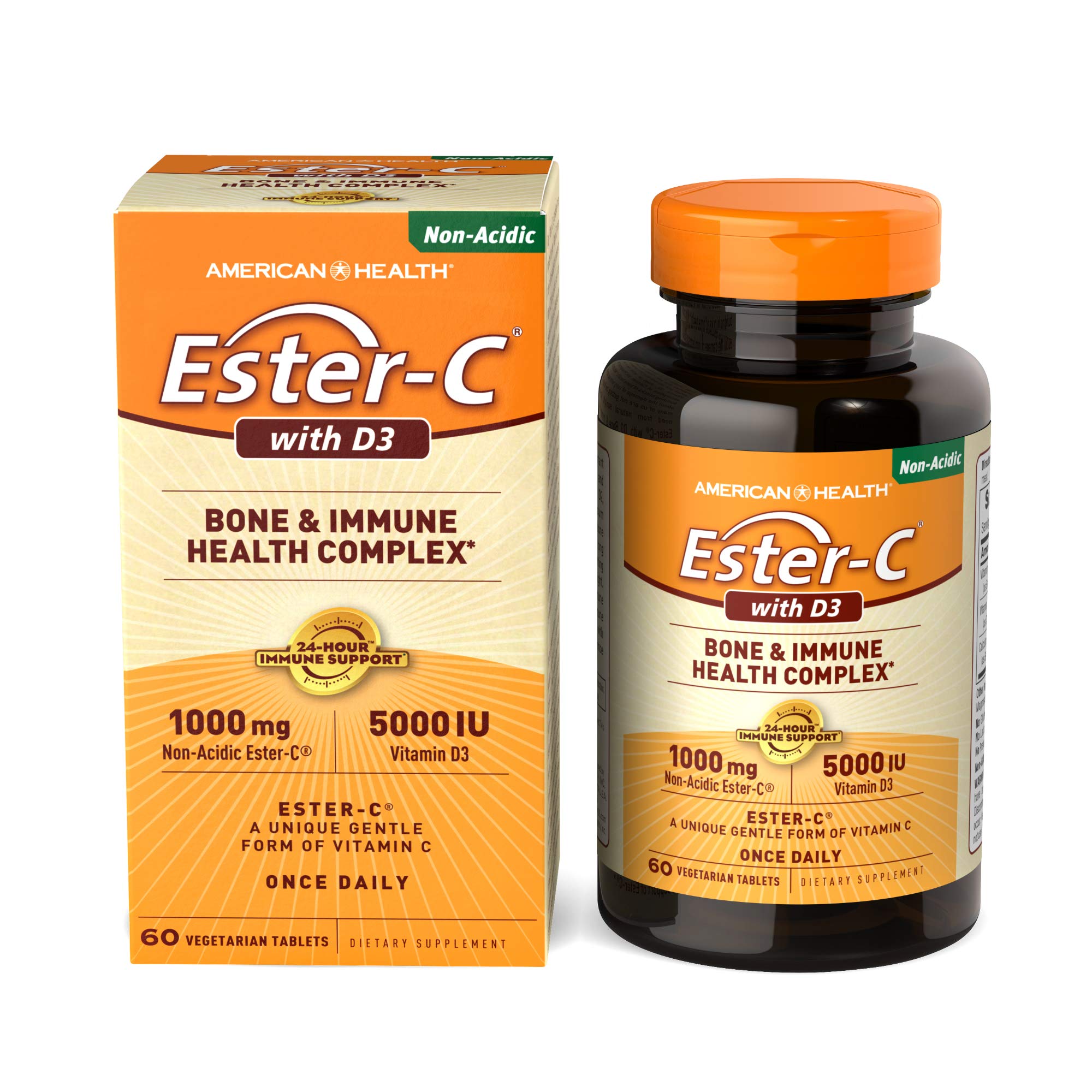 Foto 2 pulgar | Complemente American Health Esterc Con D3 1000 Mg 60 Tabletas - Venta Internacional.