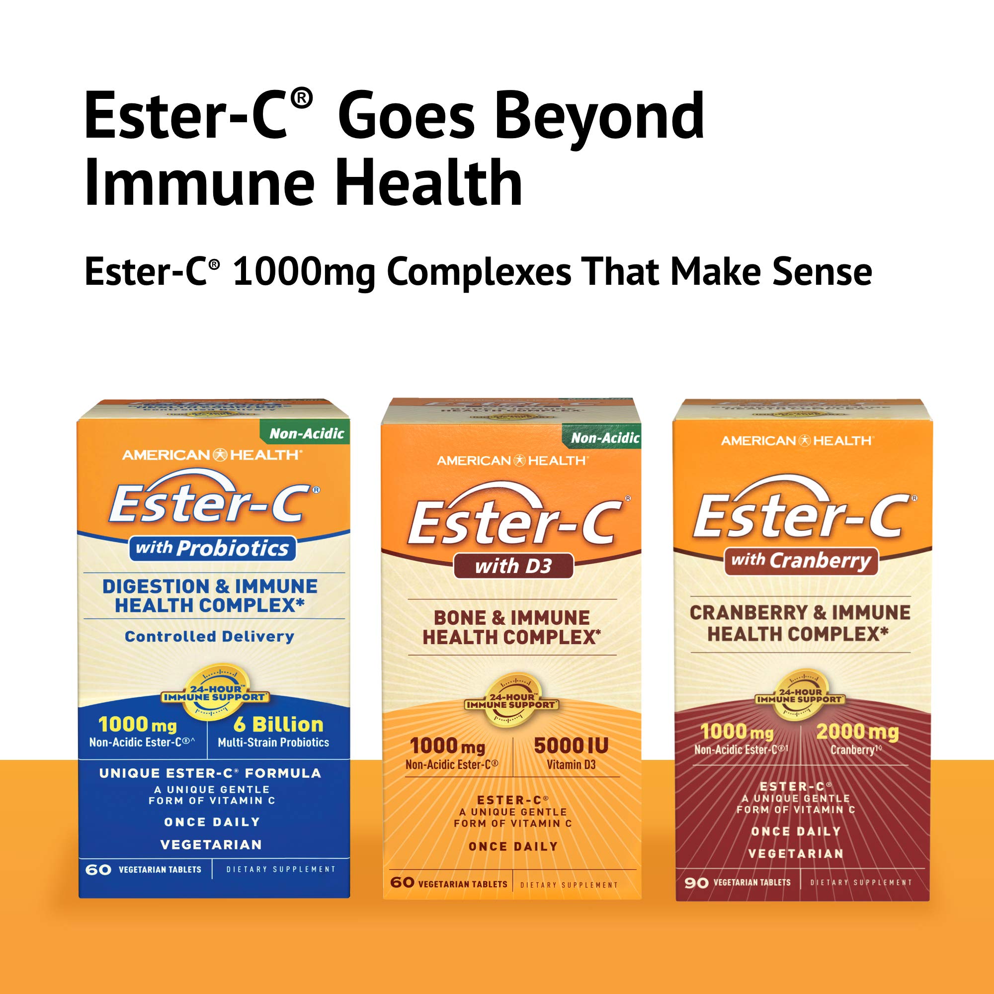 Foto 7 pulgar | Complemente American Health Esterc Con D3 1000 Mg 60 Tabletas - Venta Internacional.
