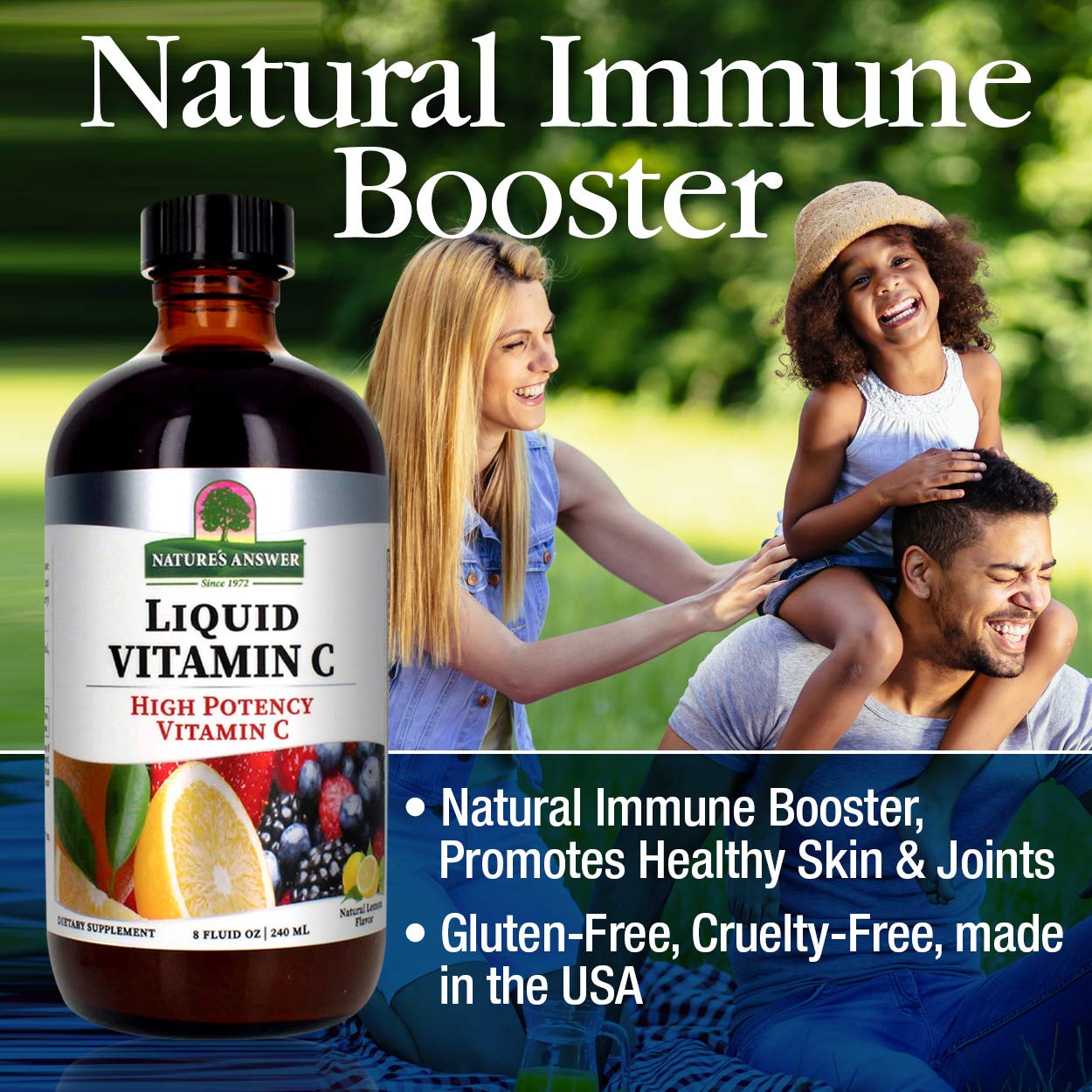 Foto 3 | Vitamina C Líquida Nature's Answer 1000 Mg 240 Ml Immune Boost - Venta Internacional.