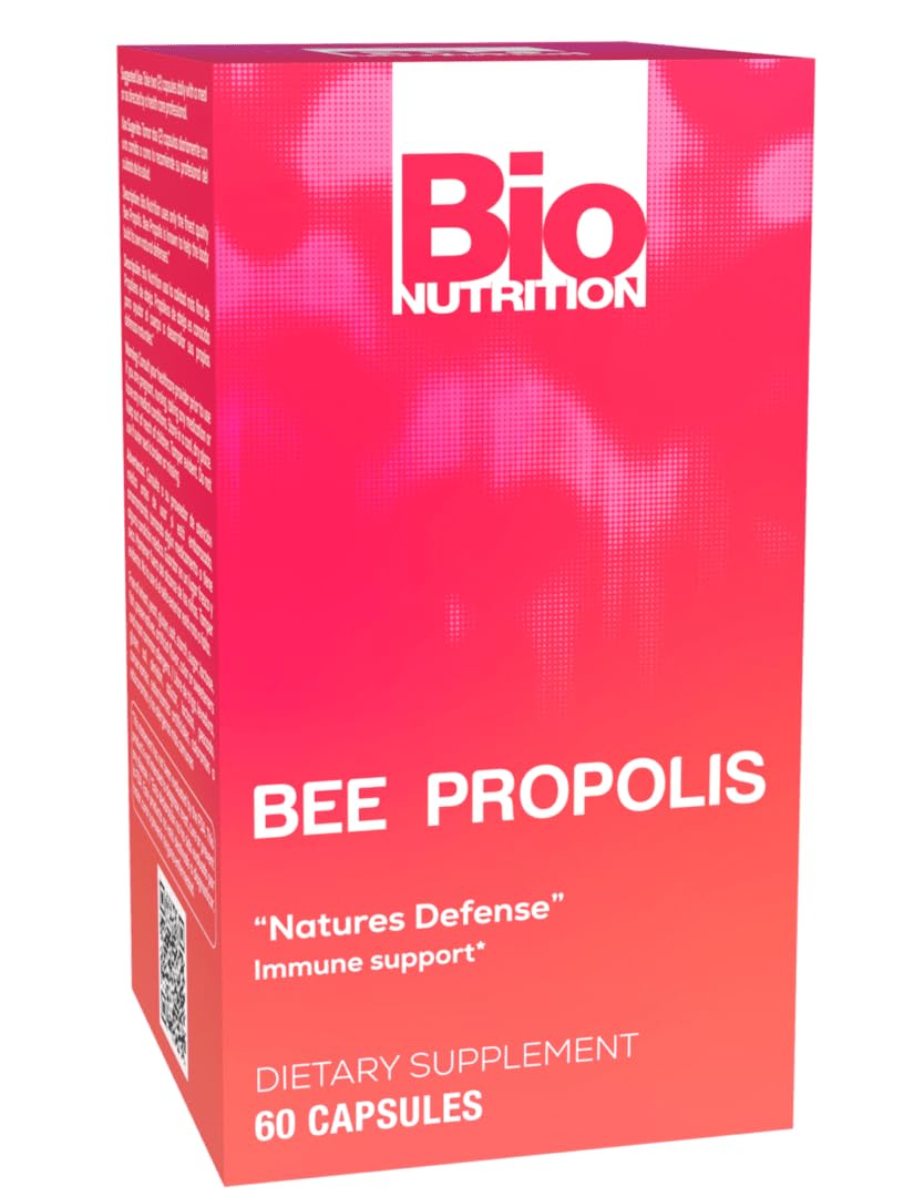 Foto 2 pulgar | Suplemento Bio Nutrition Con Propóleo De Abeja, 1000 Mg, 60 Cápsulas - Venta Internacional.