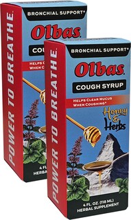 Foto 1 | Jarabe Para La Tos Olbas, Paquete De 2 (120 Ml) Para Adultos Y Niños - Venta Internacional.