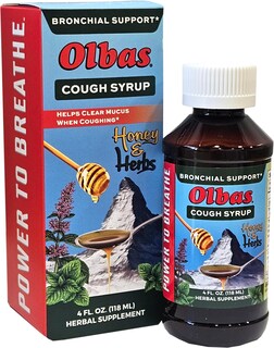 Foto 2 | Jarabe Para La Tos Olbas, Paquete De 2 (120 Ml) Para Adultos Y Niños - Venta Internacional.