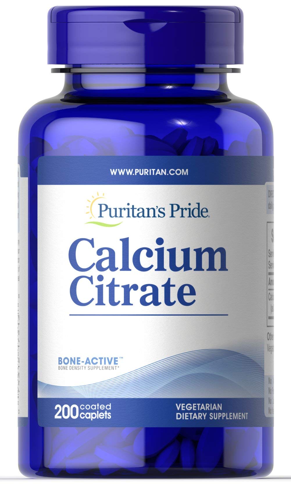 Foto 2 pulgar | Suplemento Puritan's Pride De Citrato De Calcio, 200 Mg, Cápsula Recubierta - Venta Internacional.