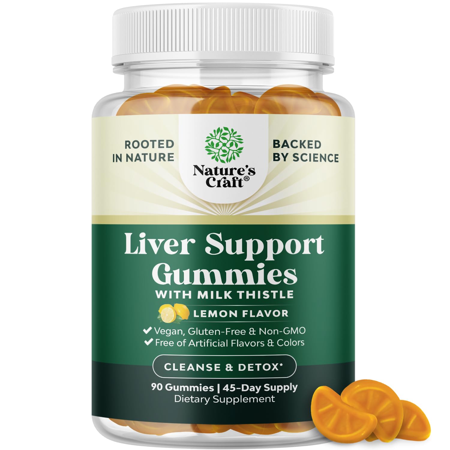 Foto 2 pulgar | Liver Support Gummies Natures Craft - Hierbas Limpiadoras - Venta Internacional.