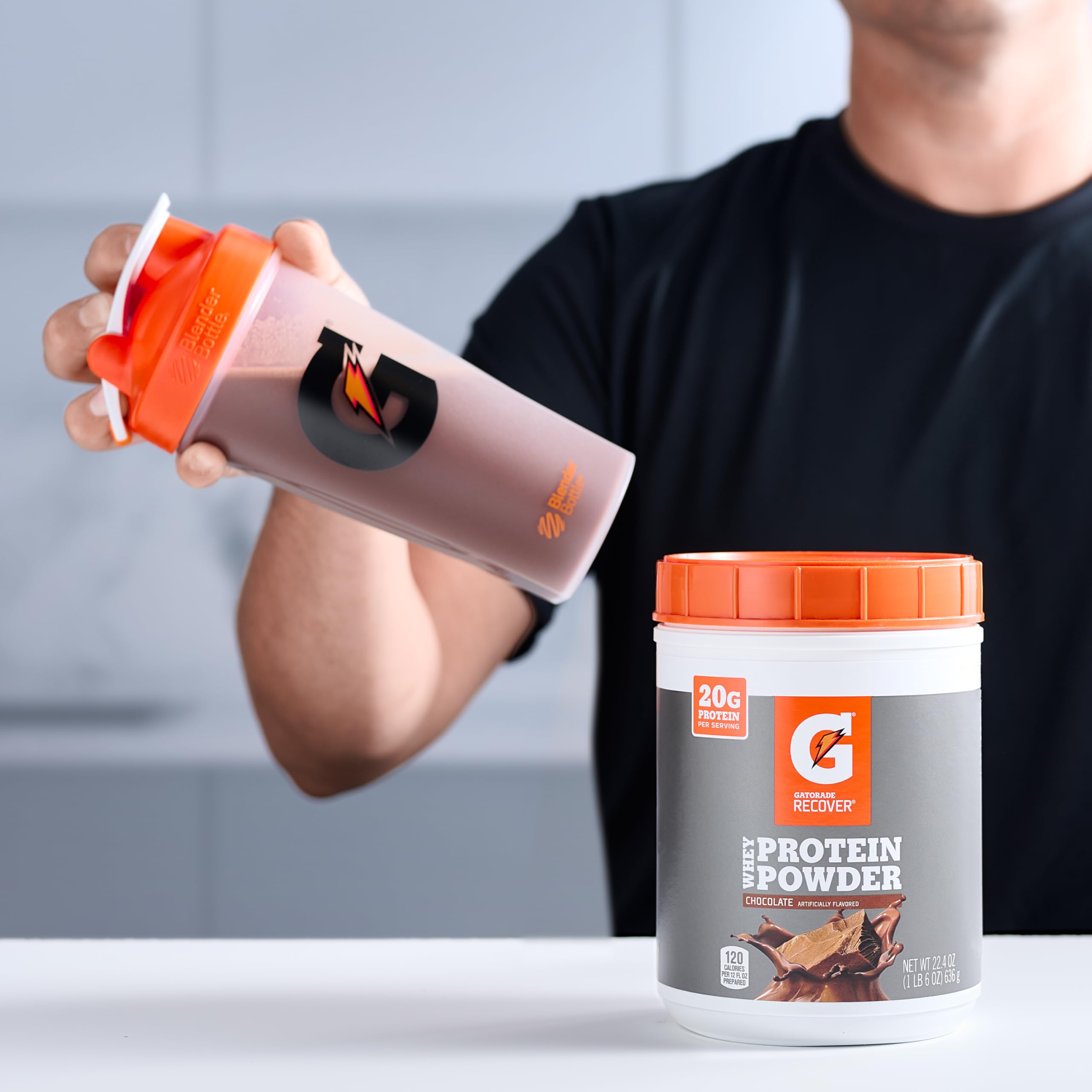 Foto 5 pulgar | Proteína En Polvo Gatorade Whey Chocolate 660 Ml 20 G De Proteína - Venta Internacional.