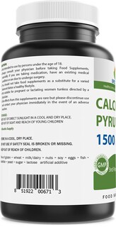 Foto 3 | Suplemento De Piruvato De Calcio Brieofood 1500 Mg 240 Cápsulas - Venta Internacional.