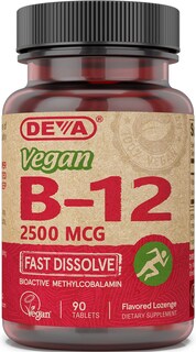 Foto 1 | Suplemento Deva Nutrition Vegan Sublingual B-12 2500 Mcg 90 Comprimidos - Venta Internacional.