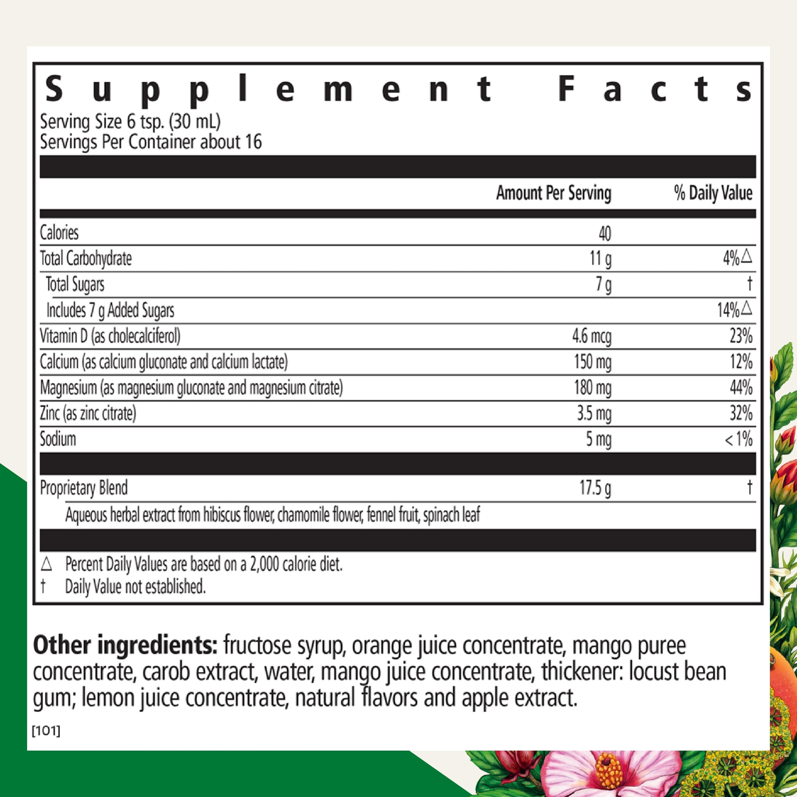 Foto 3 pulgar | Suplemento Floradix Calcio Magnesio 500 Ml Con Vitamina D Y Zinc - Venta Internacional.