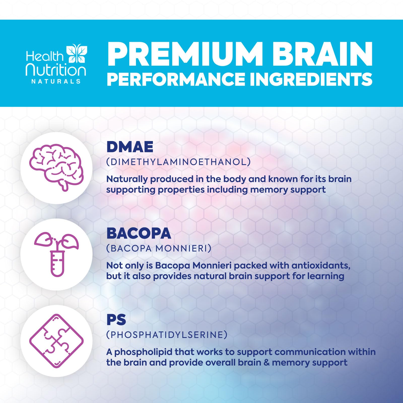 Foto 8 pulgar | Suplementos Cerebrales Para La Memoria Y La Concentración, Cápsulas Nootrópicas Extra Fuertes Para L - Venta Inter