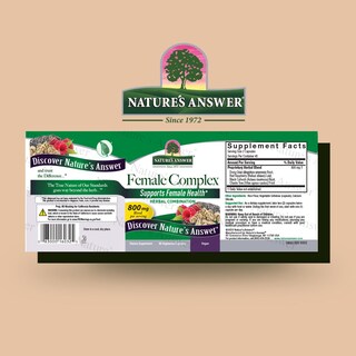 Foto 2 | Suplemento Dietético Nature's Answer Female Complex 90 Cápsulas - Venta Internacional.
