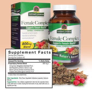 Foto 3 | Suplemento Dietético Nature's Answer Female Complex 90 Cápsulas - Venta Internacional.
