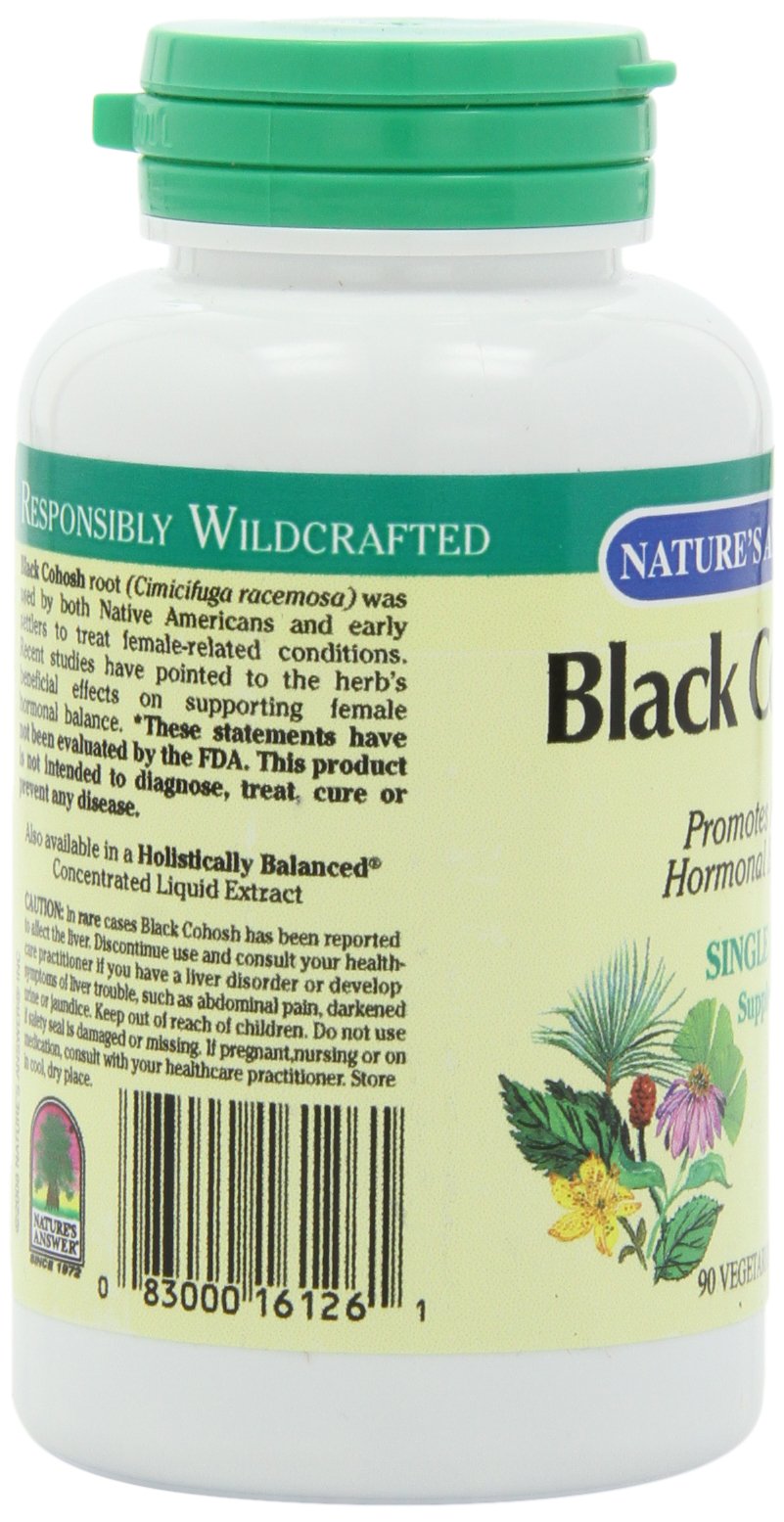 Foto 6 | Suplemento Nature's Answer De Raíz De Cohosh Negro 90 Cápsulas - Venta Internacional.