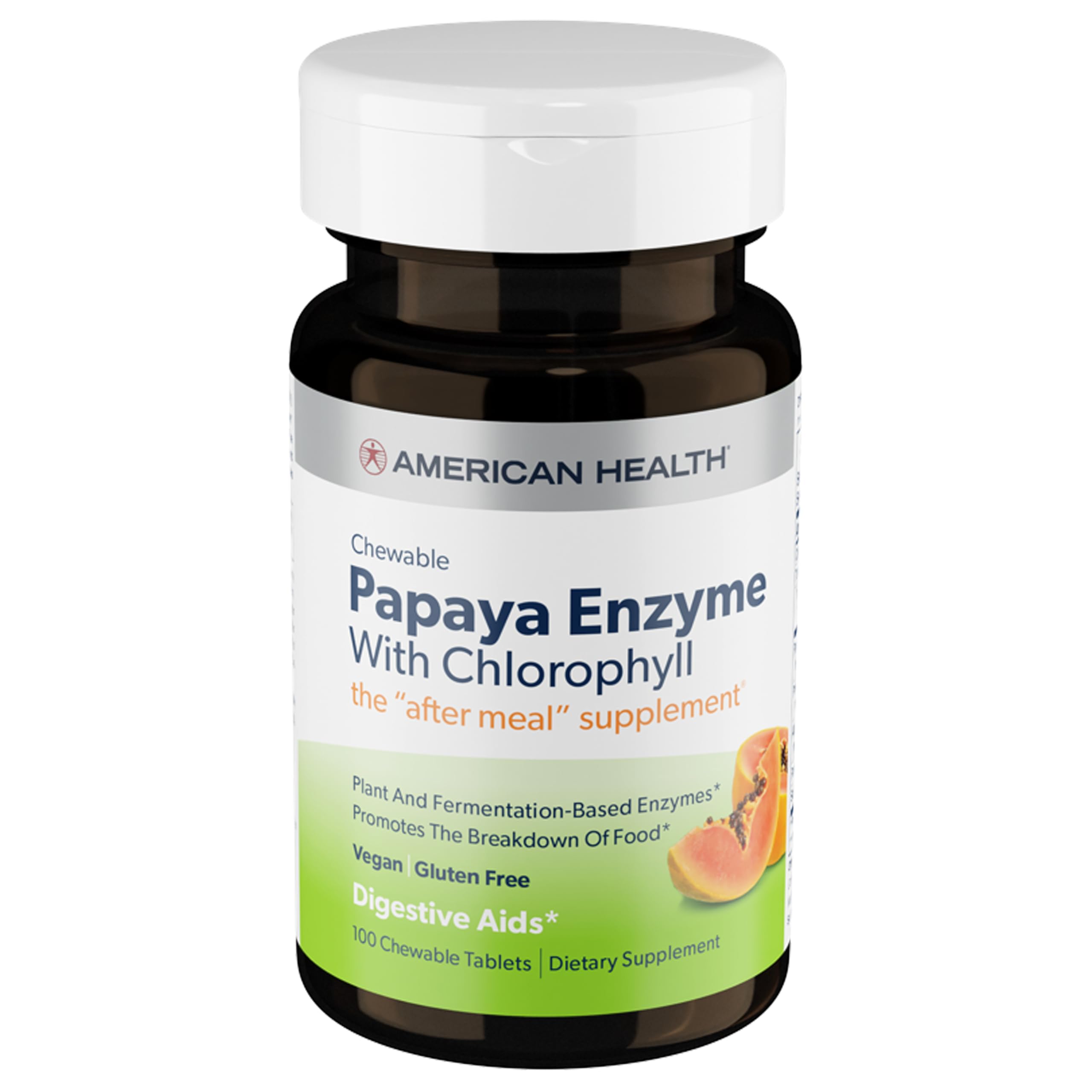 Foto 1 | Suplemento De Enzima De Papaya Con Clorofila De American Health, 100 Tabletas - Venta Internacional.