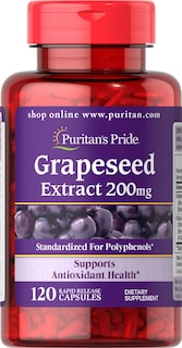 Foto 1 | Suplemento Dietético Extracto De Semilla De Uva Puritan's Pride 200 Mg - Venta Internacional.