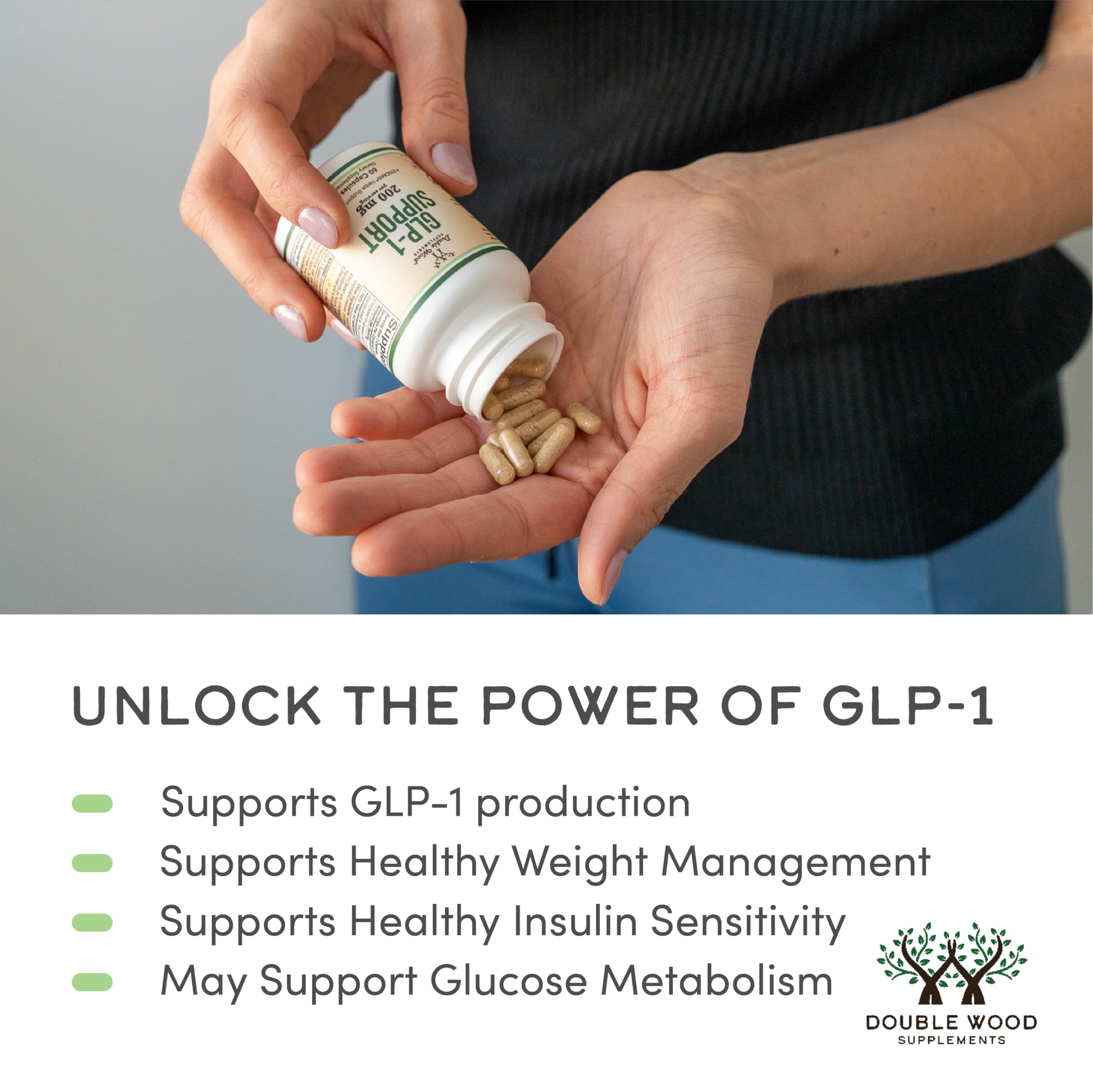 Foto 4 | Suplemento Double Wood Glp-1 Eriomin 200 Mg 30 Porciones - Venta Internacional.
