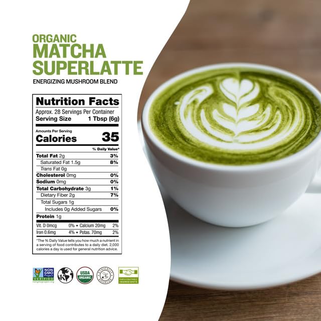 Foto 4 pulgar | Bolsa Matcha Superlatte Sunfood Superfoods De 180 Ml - Venta Internacional.