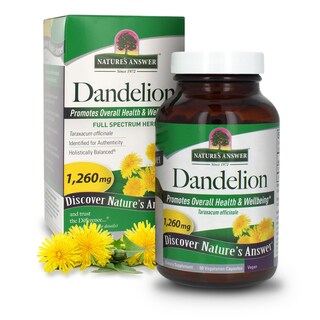 Foto 1 | Suplemento Nature's Answer De Raíz De Diente De León 1260 Mg 90 Cápsulas - Venta Internacional.