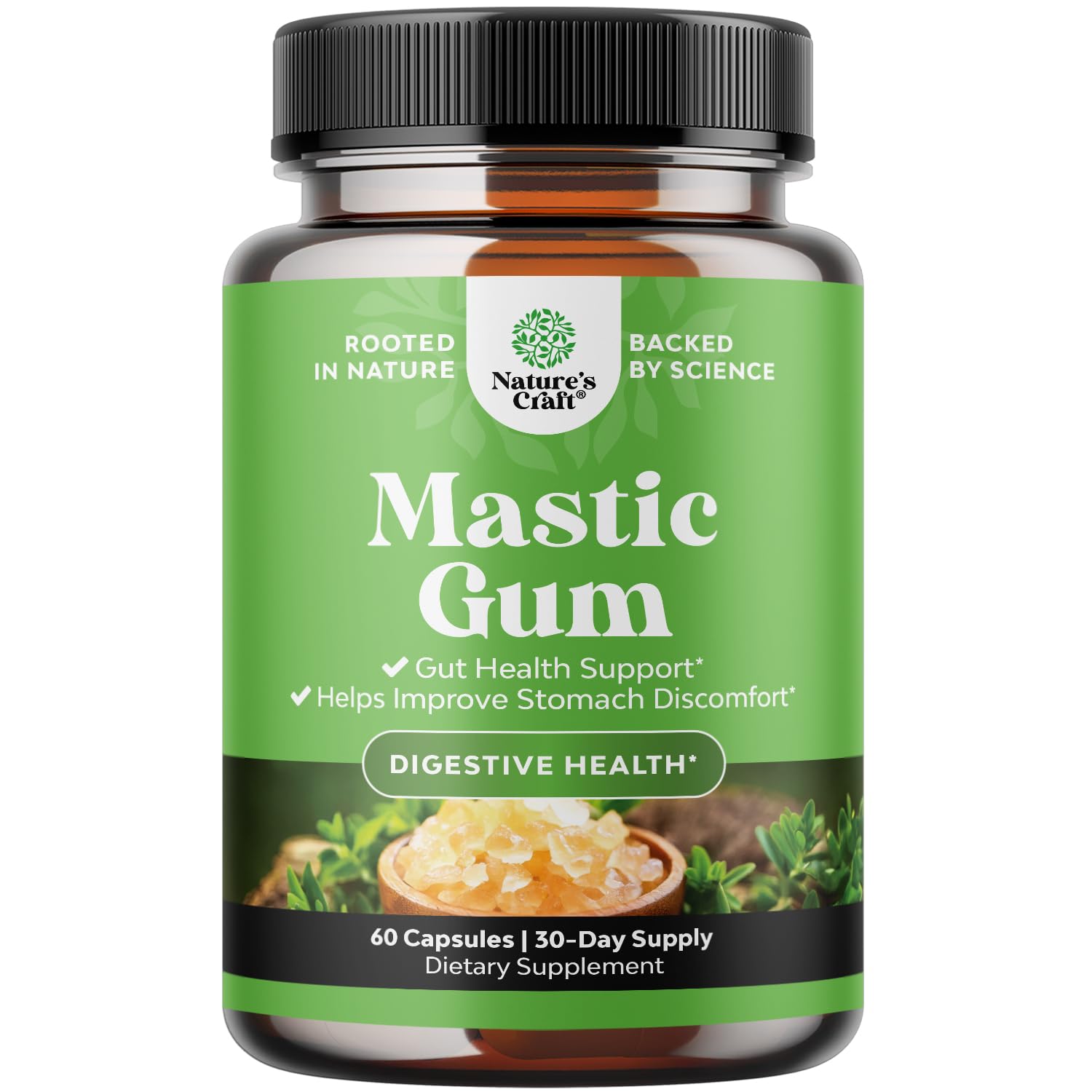 Foto 1 | Cápsulas De Mastica Supplement Natures Craft, 30 Porciones - Venta Internacional.