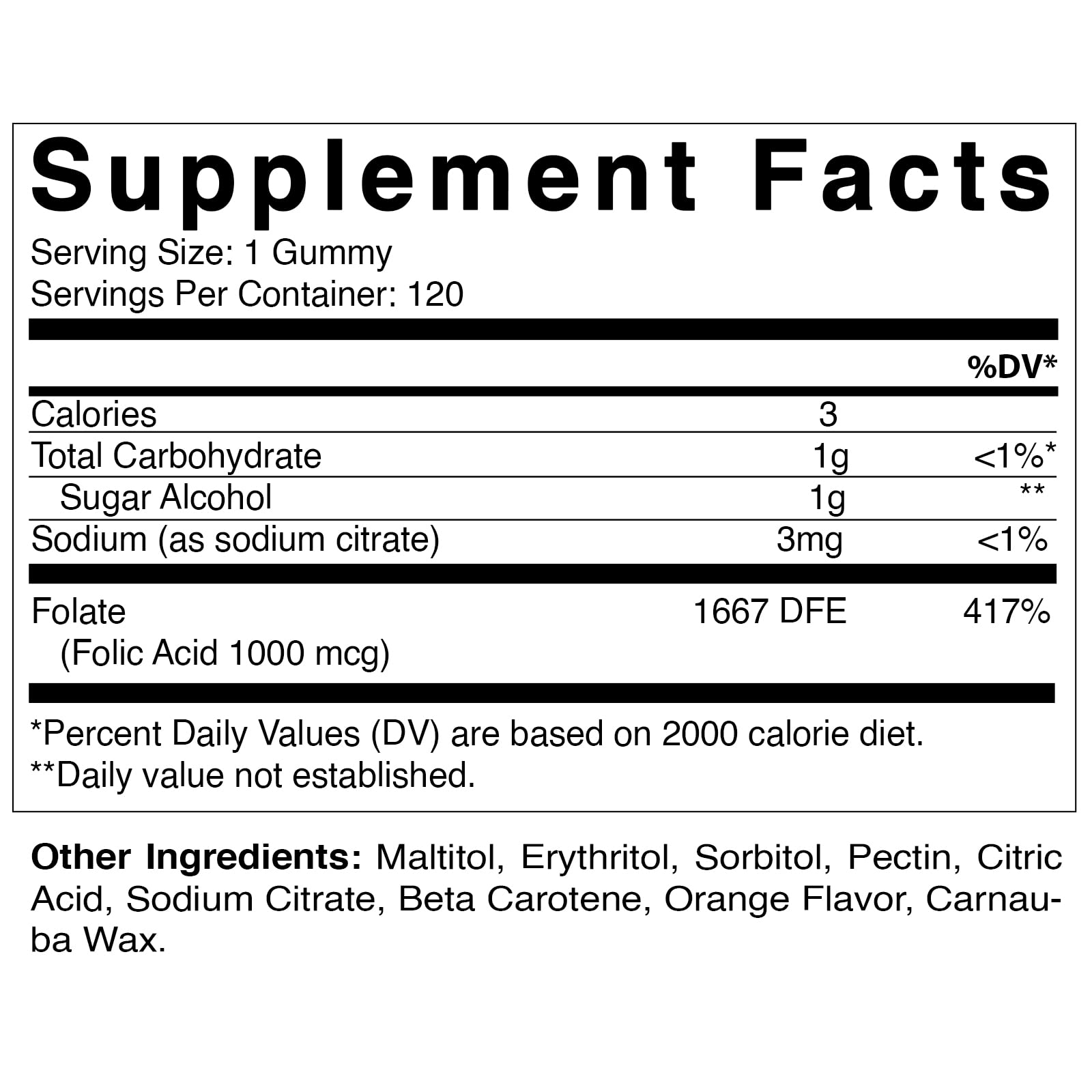 Foto 3 pulgar | Gomitas Prenatales Con Vitamina Y Ácido Fólico Vitamatic 1000 Mcg 120 - Venta Internacional.