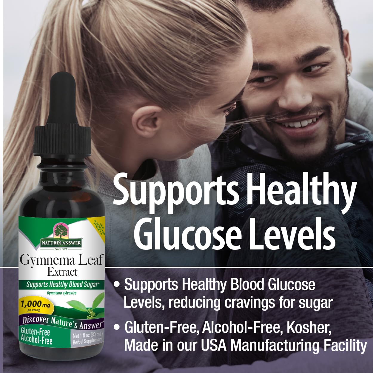 Foto 5 pulgar | Suplemento De Extracto De Hoja De Gymnema De Nature's Answer, 30 Ml - Venta Internacional.
