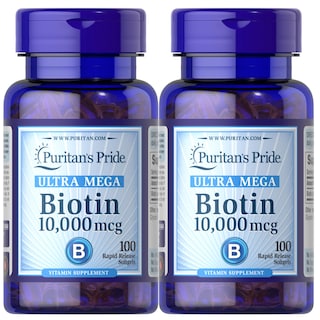 Foto 1 | Suplemento Dietético Puritan's Pride Ultra Mega Biotin 10,000 Mcg - Venta Internacional.